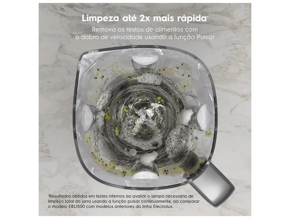 Liquidificador Electrolux EBL1500 15 Velocidades 1500W Cinza 110V – Modelo 4612AVBR406