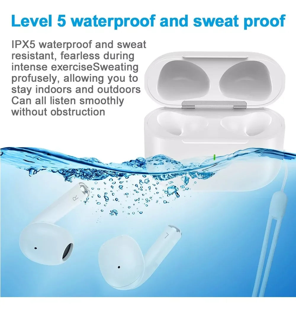 Fone de Ouvido Bluetooth 5.3 Bettdow HiFi À Prova D'Água - Som de Alta Fidelidade