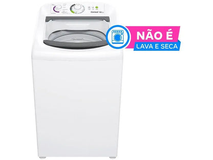 Lavadora de Roupas Consul 12kg 16 Programas de Lavagem Branca CWH12 110V