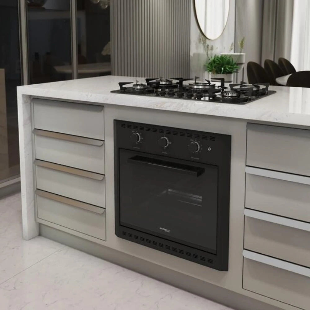 Forno Elétrico de Embutir Nardelli EB60 60L Preto