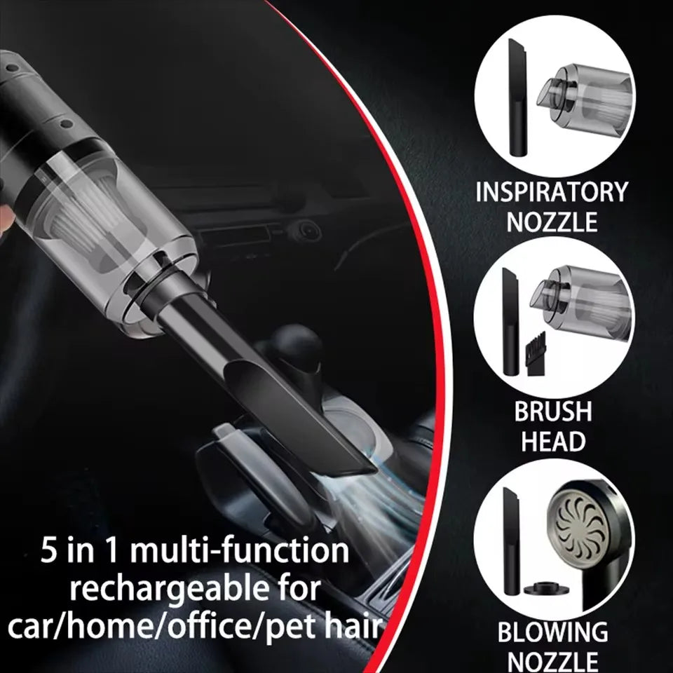 "Aspirador Portátil Handheld para Carro e Uso Doméstico"