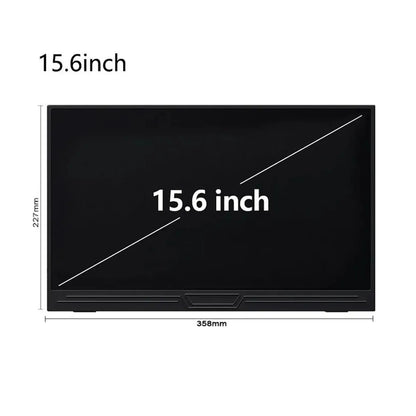 Monitor Portátil Touch 15.6" - Tela Sensível ao Toque Móvel