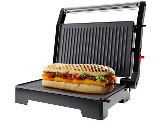 Grill Elétrico 2 em 1 entity["brand","Oster","home appliance brand"] OGRL230 1000W Antiaderente Retangular 110V