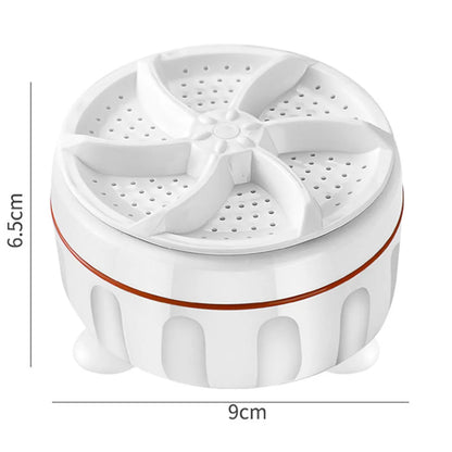 Mini Lavadora Portátil Automática Turbina 40W Bolhas de Ar Rotatória para Viagem