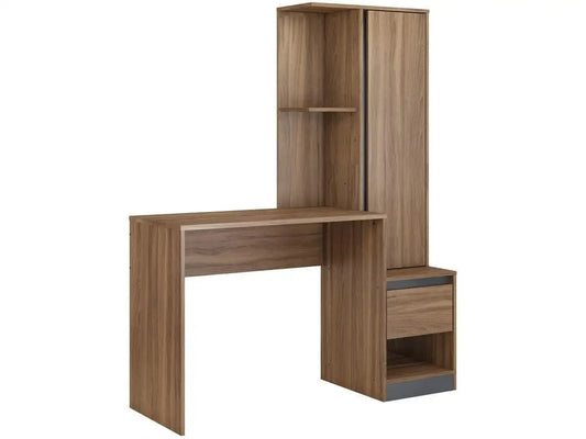 Mesa com 1 Gaveta, 1 Prateleira e Armário - Demobile