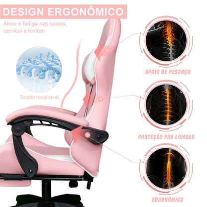 Cadeira Gamer Python Fly Ergonômica - Esportes Eletrônicos, Escritório e Home Office