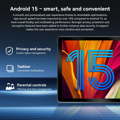 Tablet URAO 10 Polegadas Android 15 - Tablet Premium