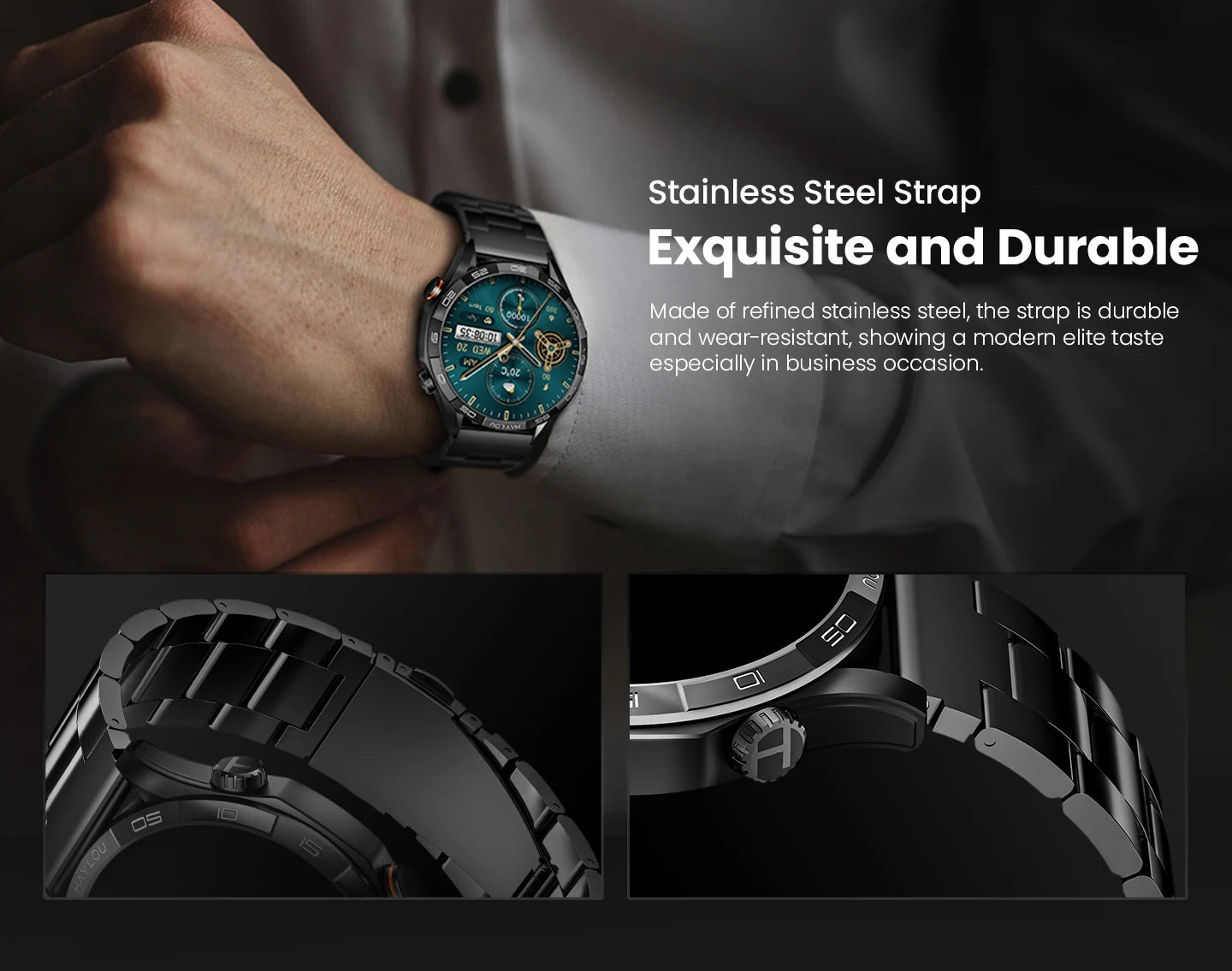 Smartwatch HAYLOU Solar 5 1.58" AMOLED - Relógio Inteligente Premium