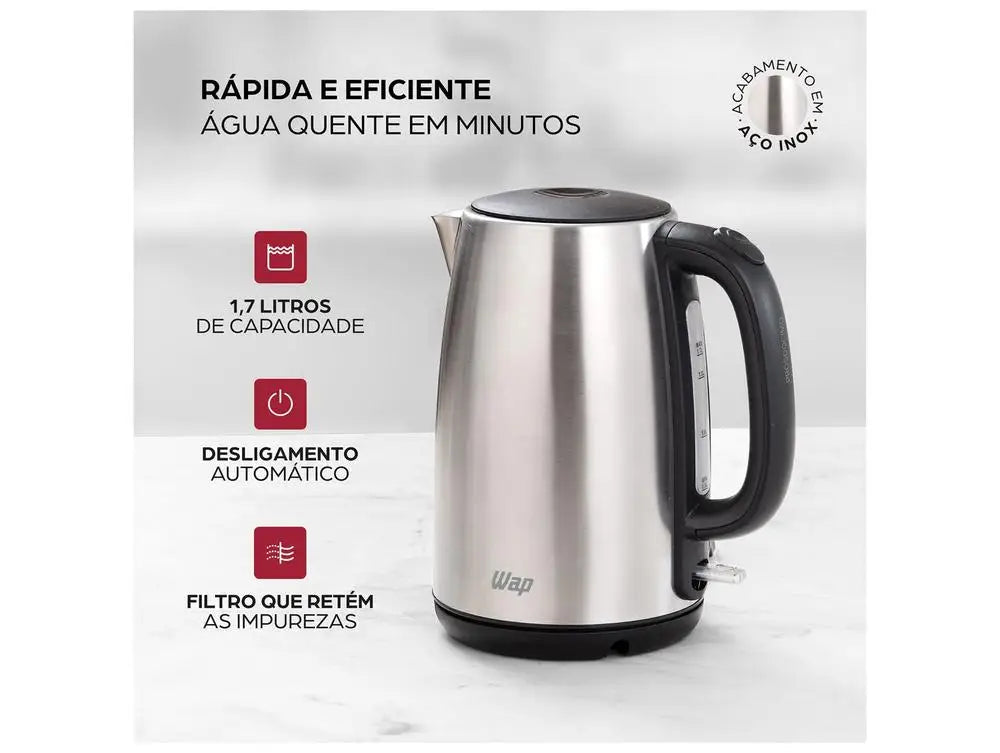 Chaleira Elétrica WAP WCE1 1,7L – 110V.