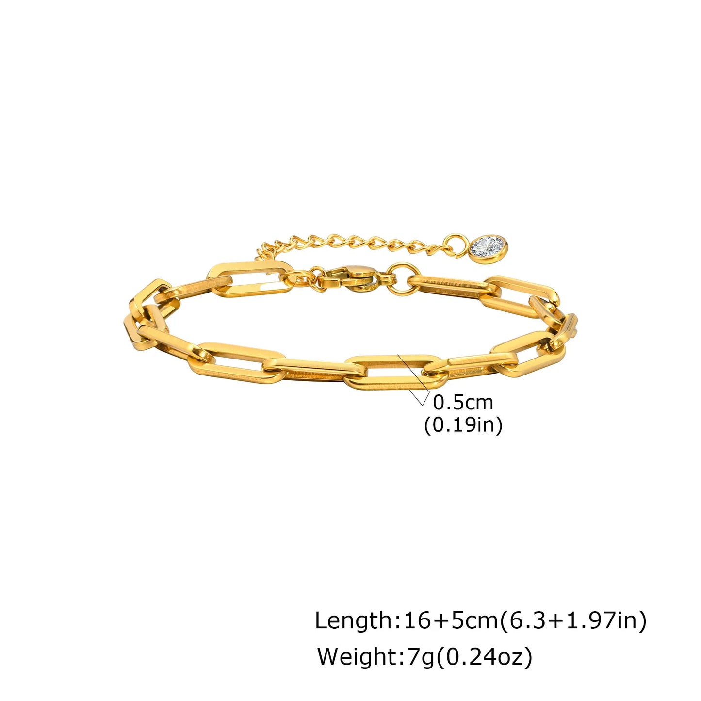Pulseira Feminina Aço Inoxidável Empilhável Antialérgica