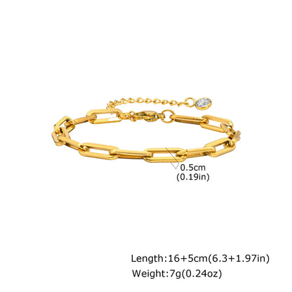 Pulseira Feminina Aço Inoxidável Empilhável Antialérgica