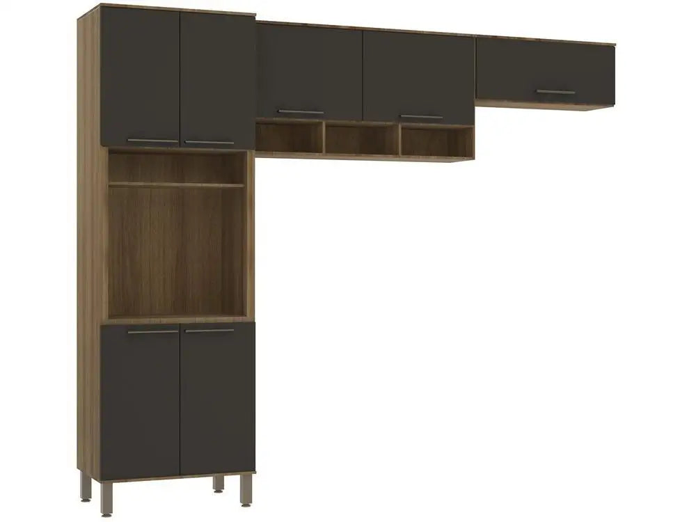 Cozinha Compacta Luciane Suíça 7 Portas - Móvel Completo para Cozinha