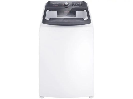 Lavadora de Roupas Electrolux 15kg Cesto Inox 11 Programas de Lavagem Premium Care Branca LEC15 220V