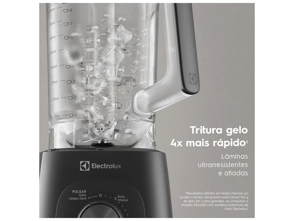Liquidificador Electrolux EBL1500 15 Velocidades 1500W Cinza 110V – Modelo 4612AVBR406