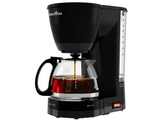 Cafeteira Elétrica Britânia BCF20A 20 Xícaras Preta 63901139 – 220V