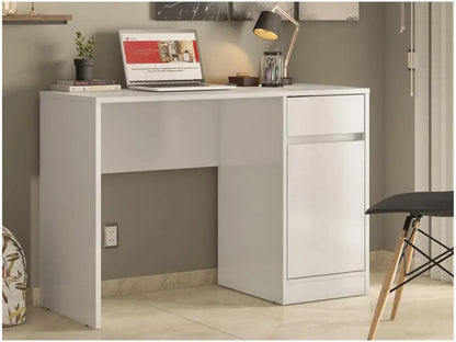 Mesa de Escritório Demóbile com 1 Gaveta e 1 Porta