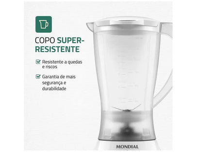 Liquidificador Mondial Easy Power L-550-W 110V – Potência e Praticidade na Sua Cozinha