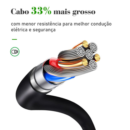Filtro de Linha Extensão Elétrica Adaptador Tomada 10A 110-220V com USB