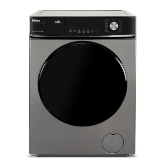 Lava e Seca Philco 11kg 16 Programas Eco Invert PLS11C Titânio