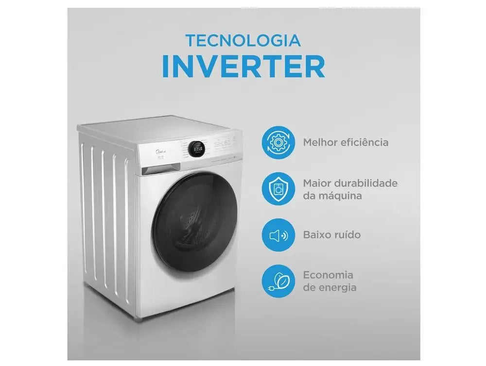 Lava e Seca Midea 11kg Branca MF201D110WB/WK-02 220V