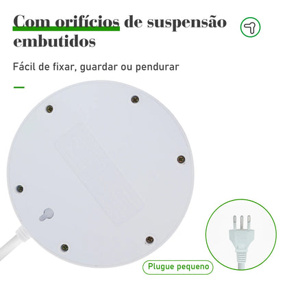 Filtro de Linha Extensão Elétrica Adaptador Tomada 10A 110-220V com USB