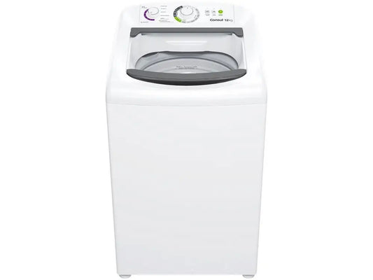 Lavadora de Roupas Consul 12kg 16 Programas de Lavagem Branca CWH12 110V