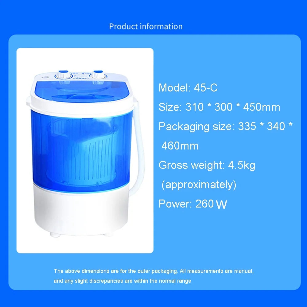 Lavadora Portátil Master Kim 260W com Secador