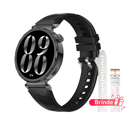 Smartwatch Feminino AURAIF ELLA 4 Monitor Freq Cardíaca Sono Esportes