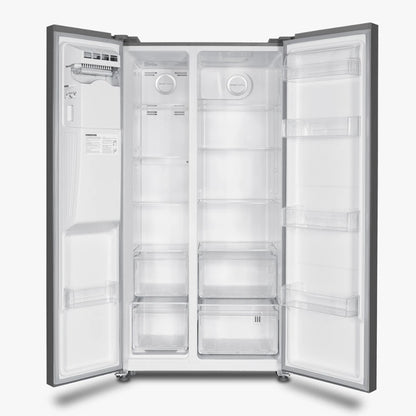 Geladeira Philco Frost Free Eco Invert 513L Inox com Dispenser de Gelo e Água.