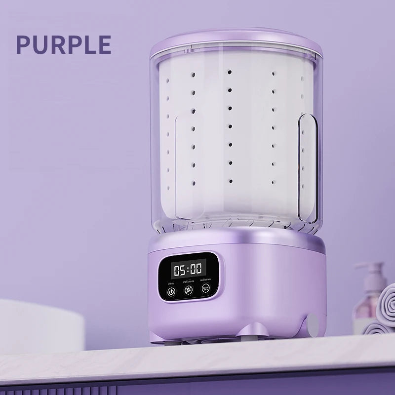 Mini Lavadora Portátil Sem Fio 2L – Roupa Íntima, Meias e Roupas de Pet