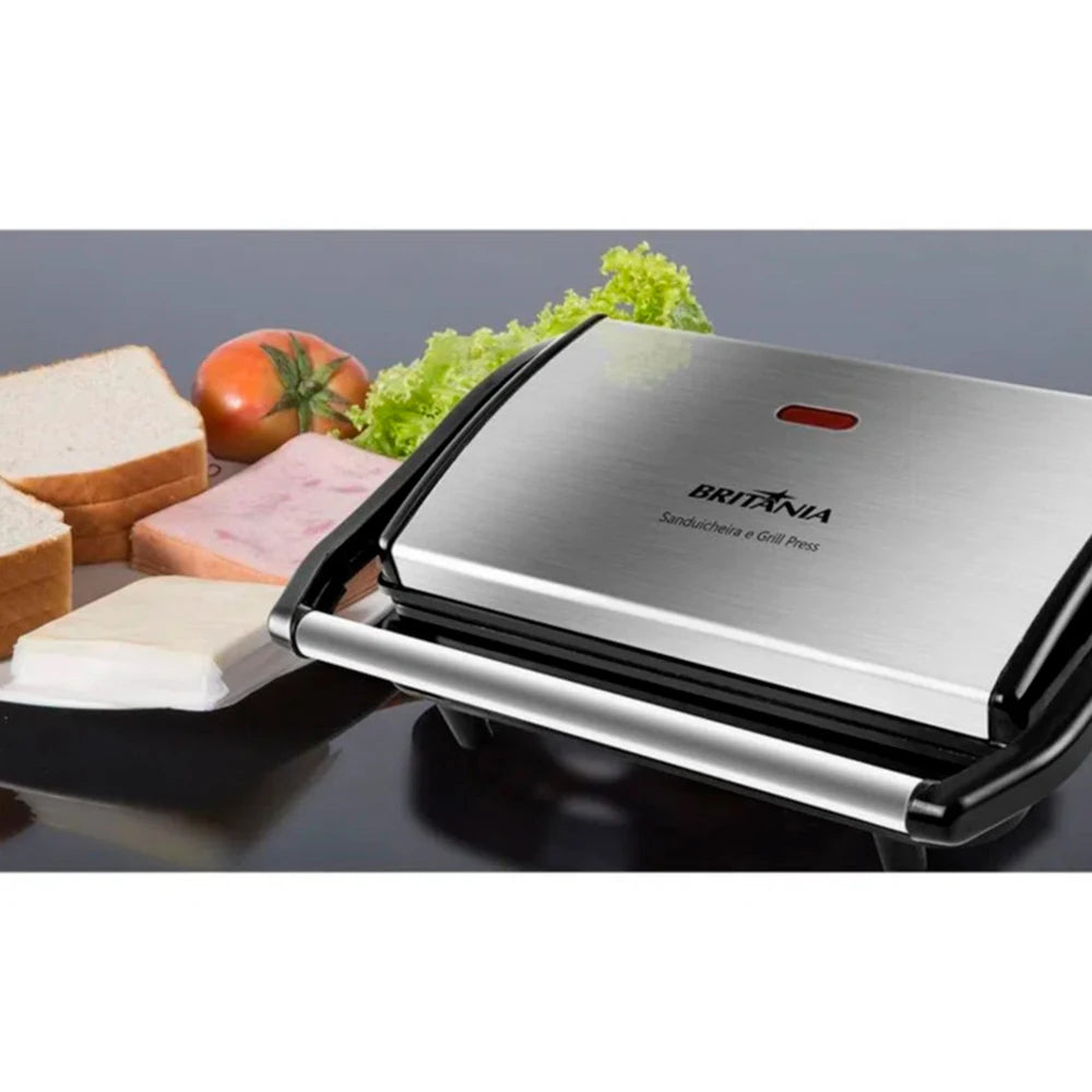 Sanduicheira e Grill 2 em 1 BGR27I 850W 220V Britânia.