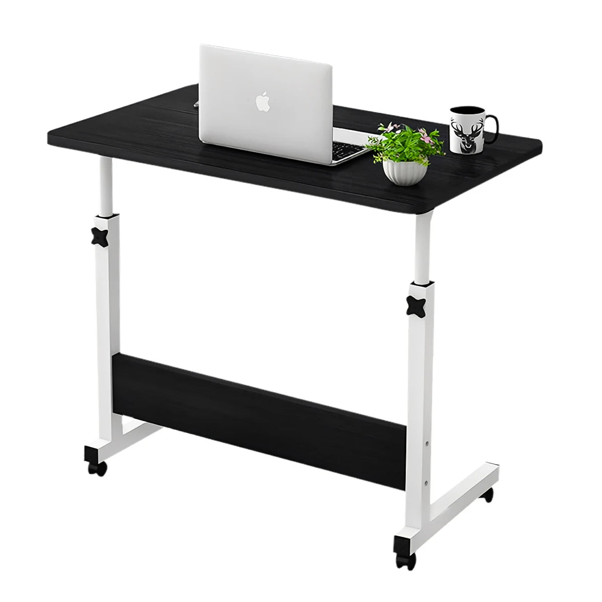 Mesa de Escritório com Altura Ajustável - Mesa Móvel para Notebook e Estudo