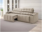 Sofá Retrátil e Reclinável 3 Lugares Velosuede Quebec Next Sofas