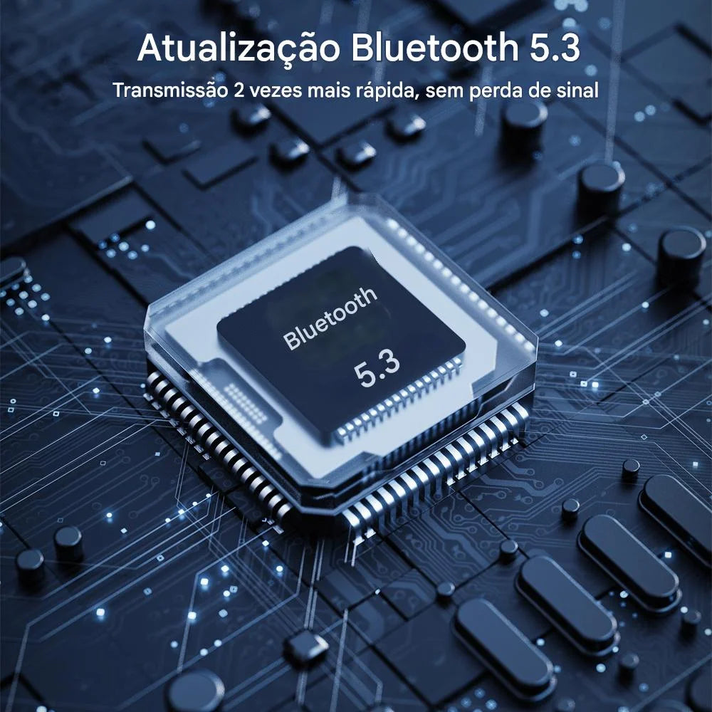 Fone de Ouvido Bluetooth 5.3 da BettDow. Compacto, leve e à prova d’água (IPX6)