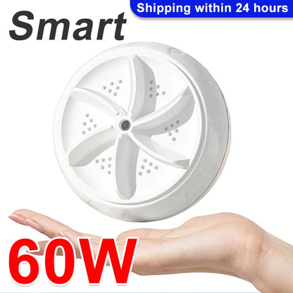Mini Lavadora Ultrassônica Portátil 60W Turbo USB para Roupas de Bebê Roupas Íntimas Meias Viagem