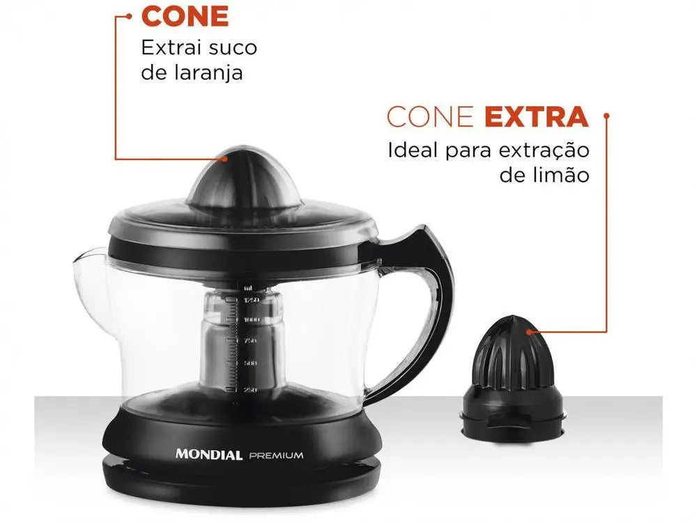 Espremedor de Frutas Premium E-02 Mondial 220V
