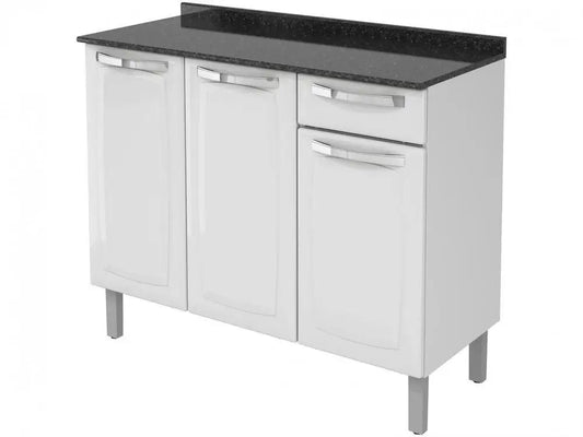 Armário Aéreo de Cozinha Itatiaia Rose ARM-105 3 Portas 105x40cm