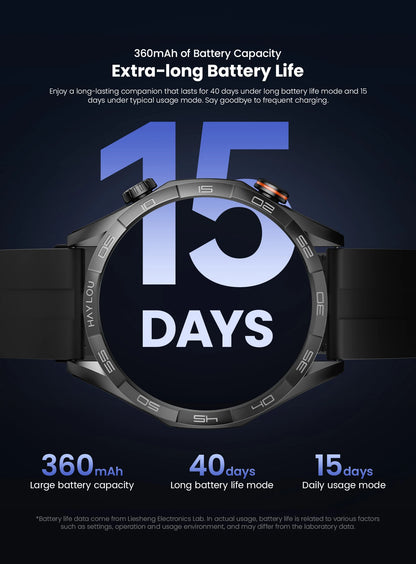 Smartwatch HAYLOU Solar 5 1.58" AMOLED - Relógio Inteligente Premium