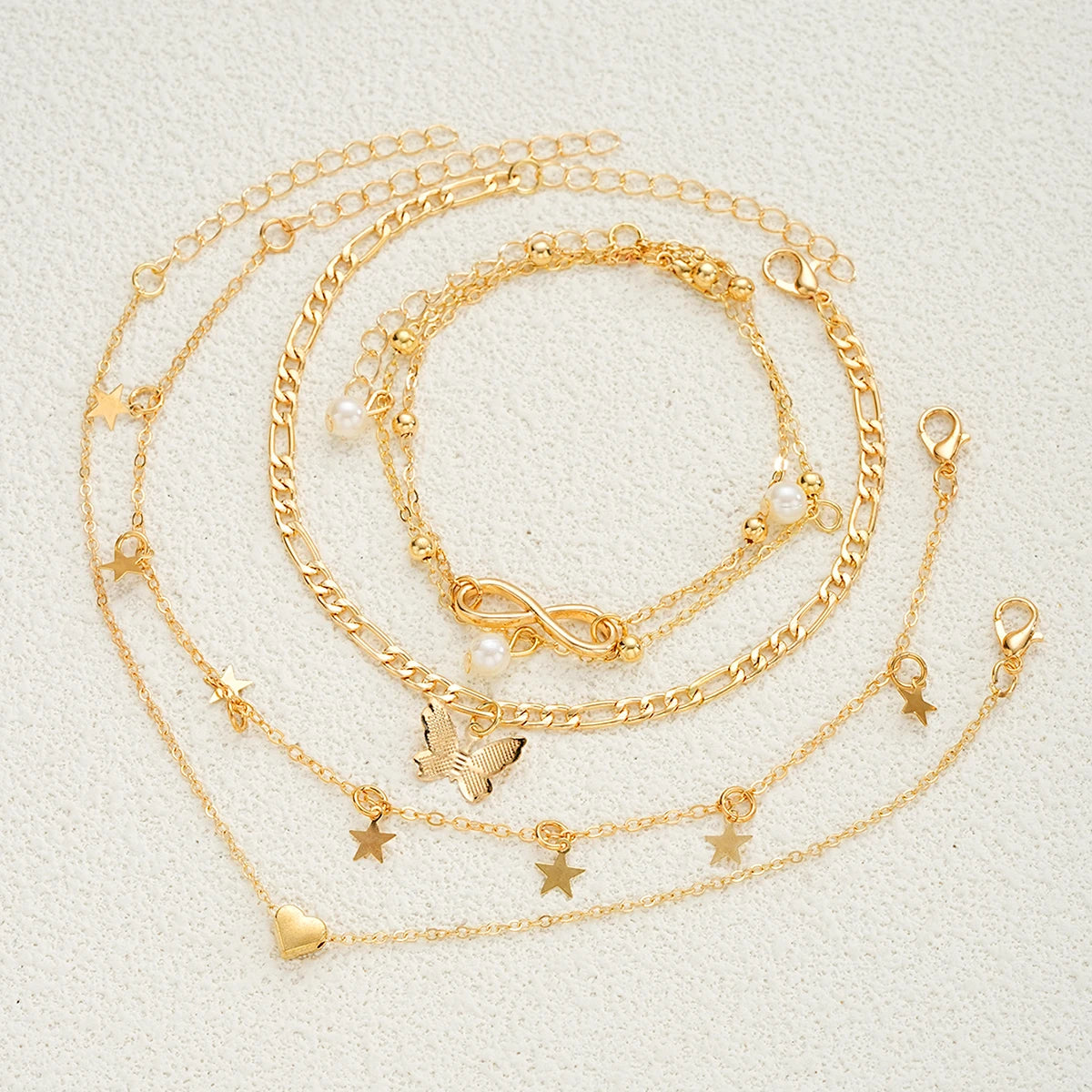 Conjunto 83 Peças Joias Elegante Pérolas Geométricas Brincos Colar Pulseira Anel