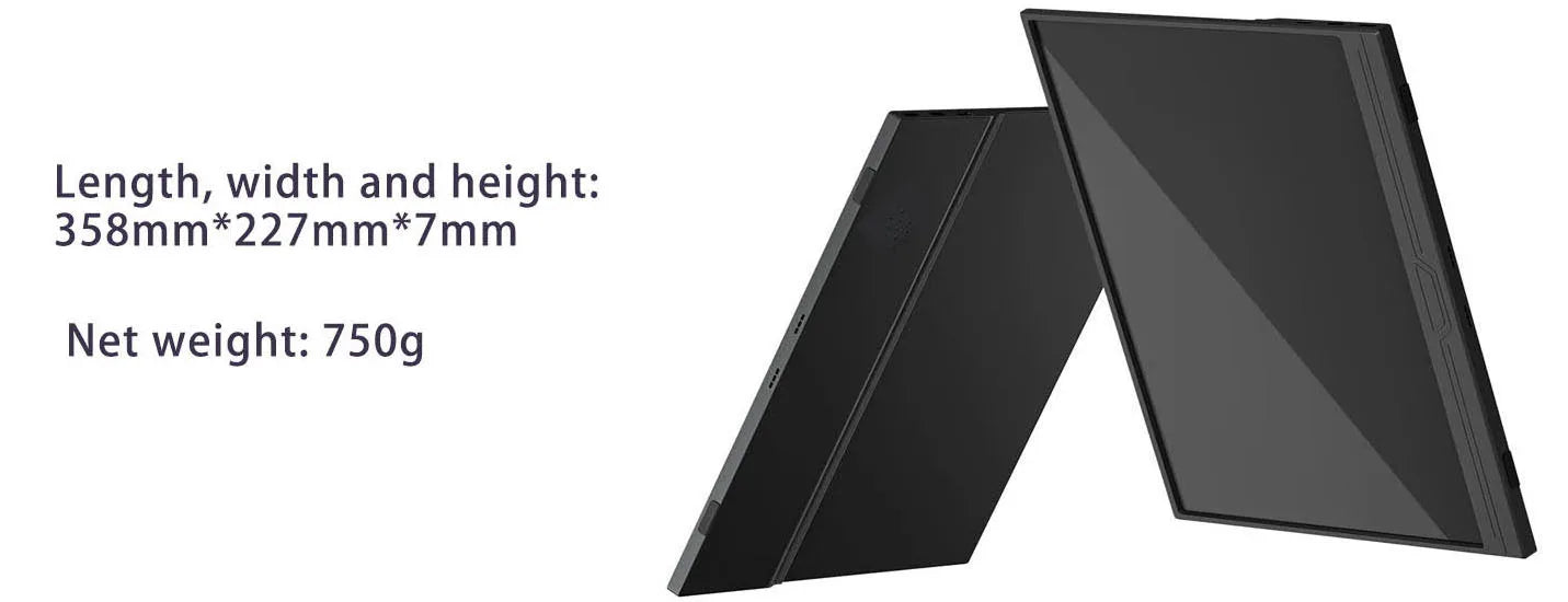 Monitor Portátil Touch 15.6" - Tela Sensível ao Toque Móvel
