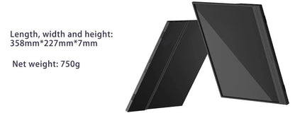 Monitor Portátil Touch 15.6" - Tela Sensível ao Toque Móvel