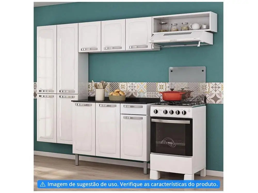 Balcão de cozinha Cozinha Itatiaia Rose ARM-105 3 Portas 105x40cm