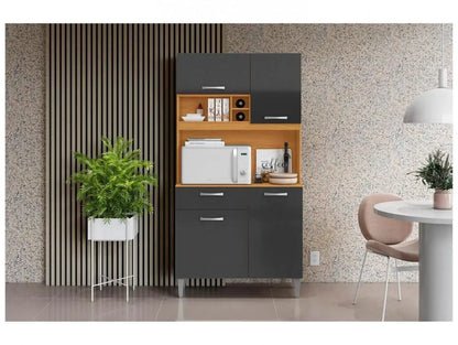 Cozinha compacta Malva com 4 portas e 1 gaveta Aramobile