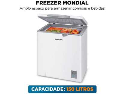 Freezer Horizontal Mondial 150L FHZ-01-W150 – 110V