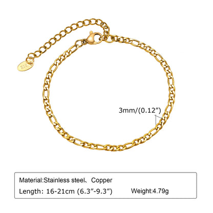 Pulseira Feminina Aço Inoxidável Empilhável Antialérgica