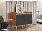 Buffet Moderno Aramobile Lis 4 Portas - Aparador Elegante para Sala