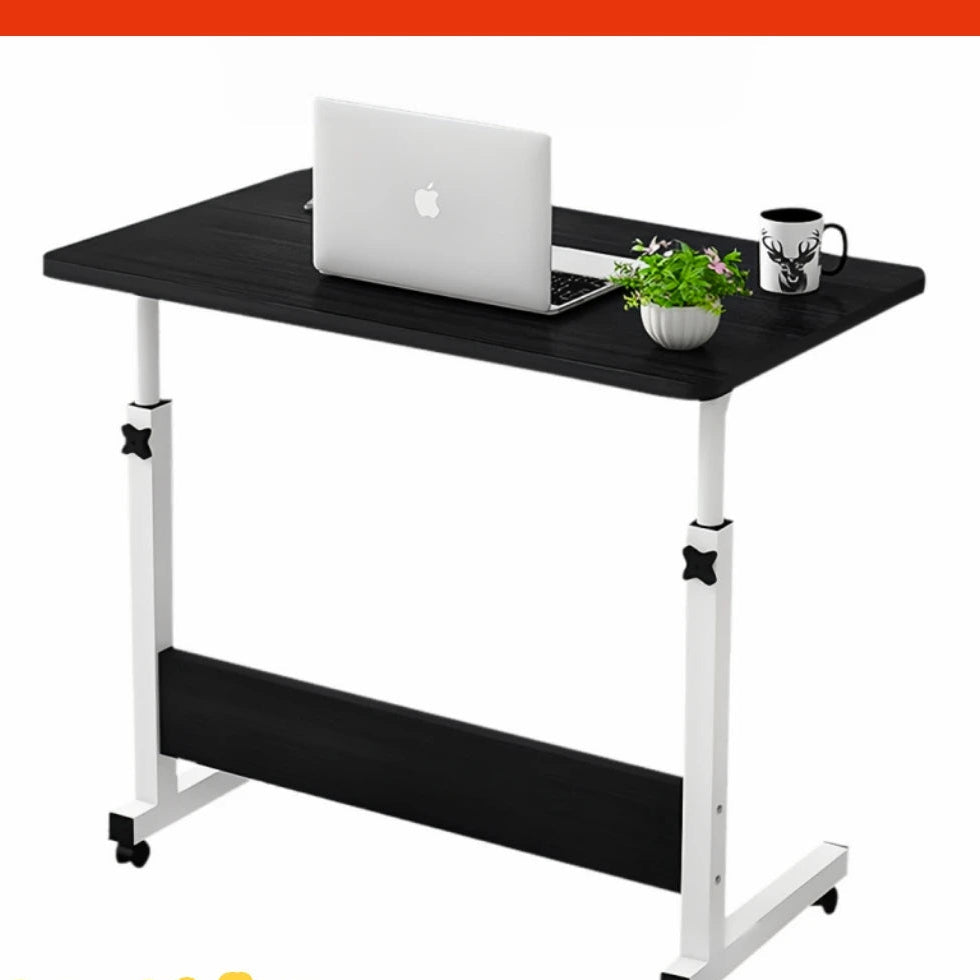 Mesa de Escritório com Altura Ajustável - Mesa Móvel para Notebook e Estudo