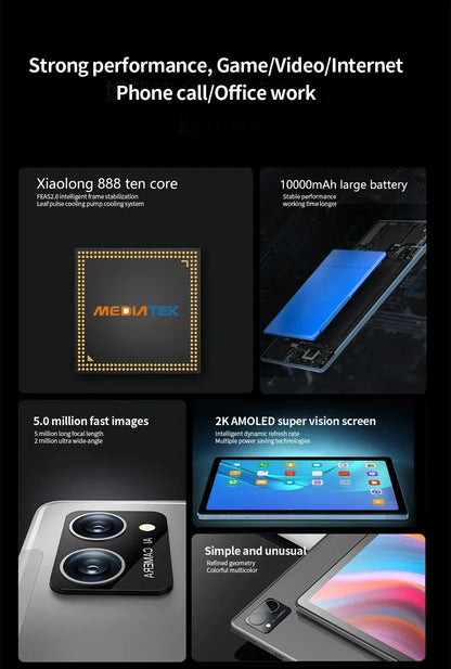 Tablet PC 2025 Versão Global Original - Tablet Premium