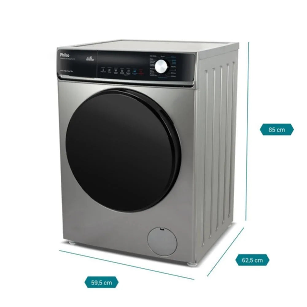 Lava e Seca Philco 11kg 16 Programas Eco Invert PLS11C Titânio