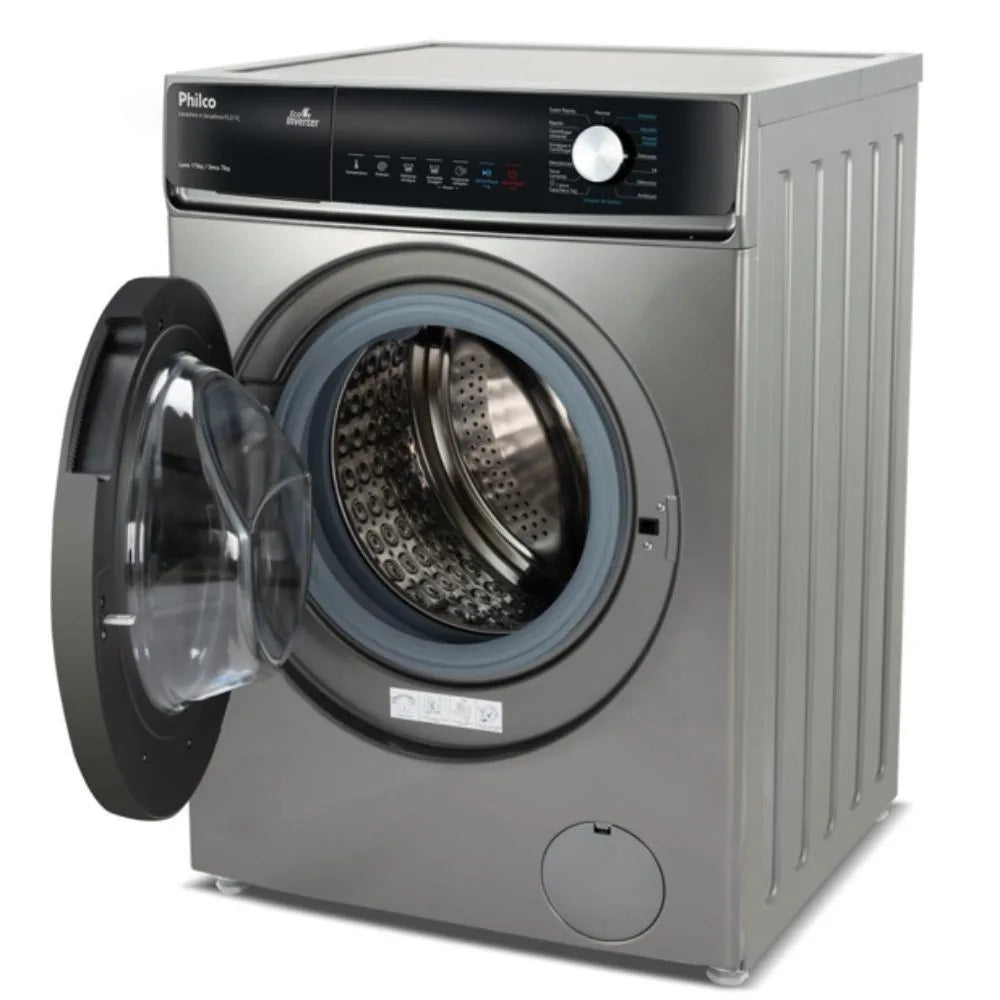 Lava e Seca Philco 11kg 16 Programas Eco Invert PLS11C Titânio
